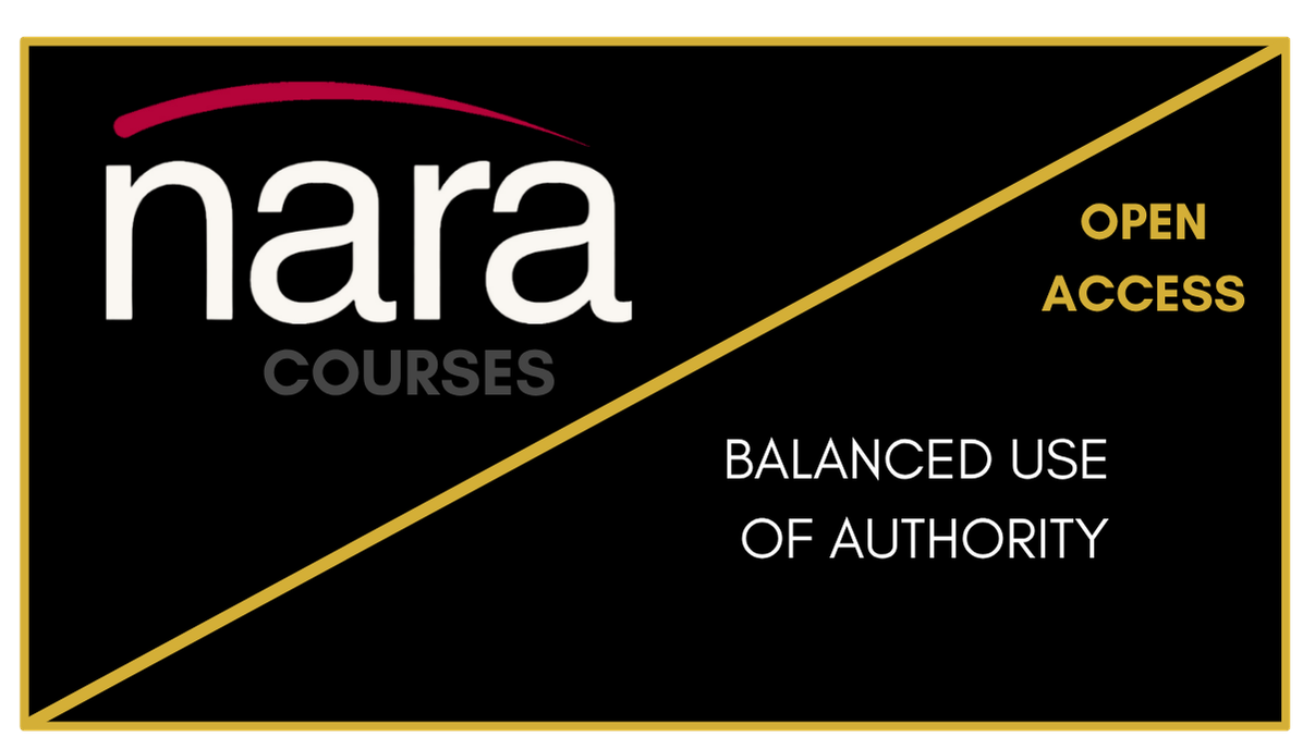 Balanced Use of Authority