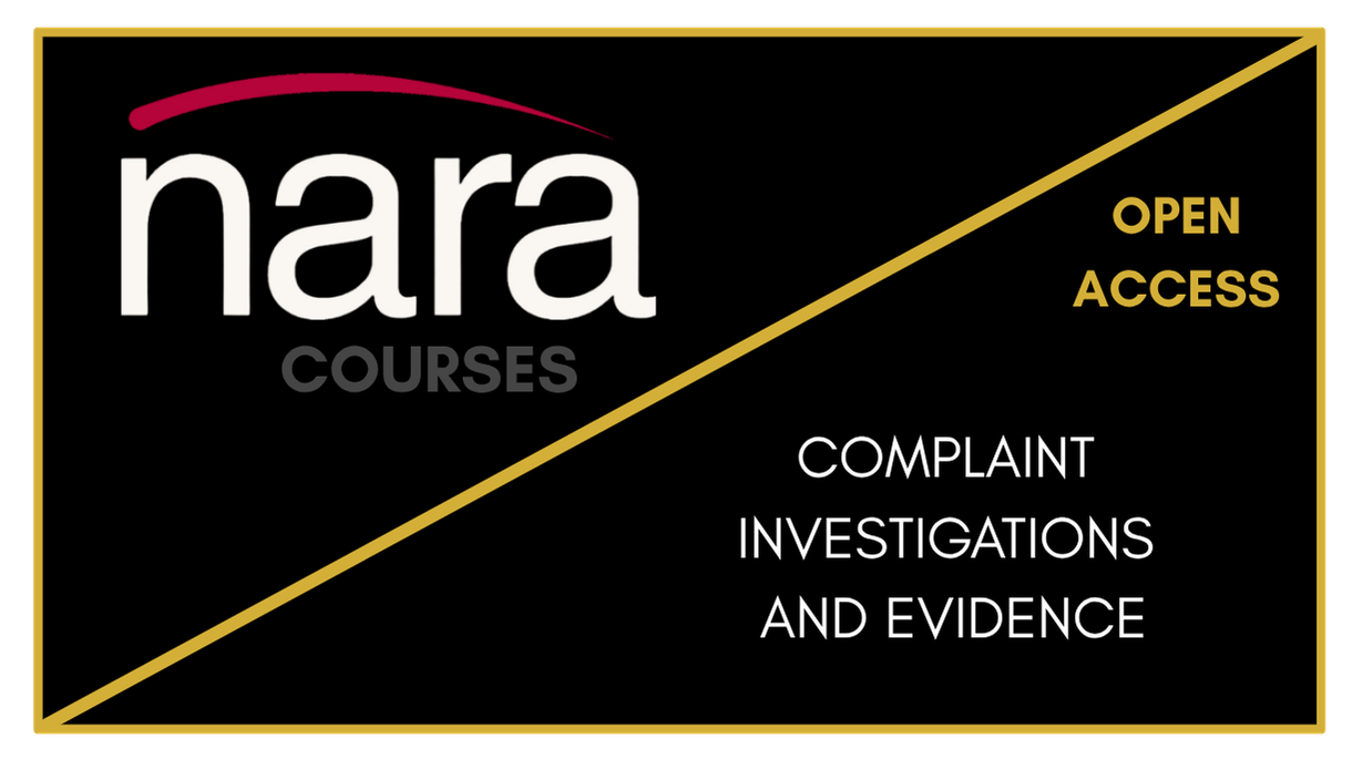 Complaint Investigations and Evidence