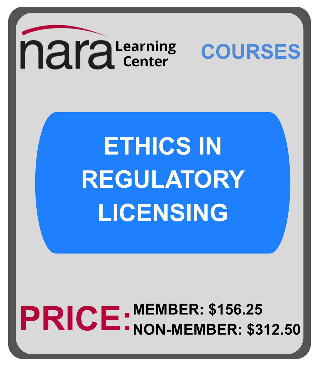 Ethics in Regulatory Licensing