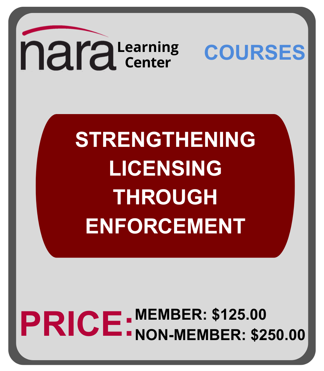 Strengthening Licensing Through Enforcement